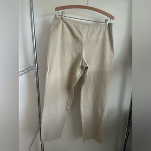 EILEEN FISHER Beige Casual Pants.